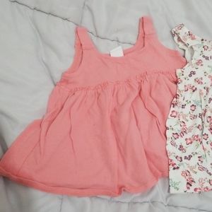 Shirts one pink and a floral
